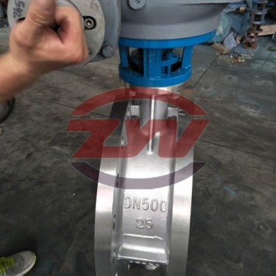 201/304不銹鋼對夾式蝶閥內襯天然橡膠D71XF-10P硅膠四氟PTFE蝶閥