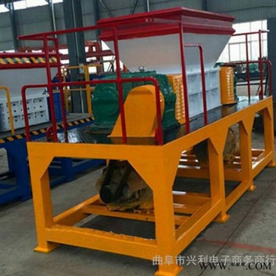廢鋼鐵輪胎橡膠撕碎機多種型號雙軸撕碎機 生產加工撕碎機