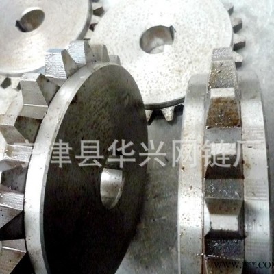 山東鏈輪規格 鏈條傳動橡膠鏈輪 工業輸送雙排鏈輪加工