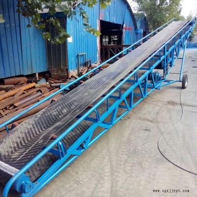 廊坊  供應  防滑橡膠傳送帶   可調裝車皮帶機 耐高溫輸送機  裝卸貨帶式運輸機 傾斜式物料裝車機