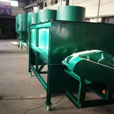 晨宏半濕粉狀螺旋式攪拌立式混色機混煉機 1000公斤飼料混合攪拌機 加重型