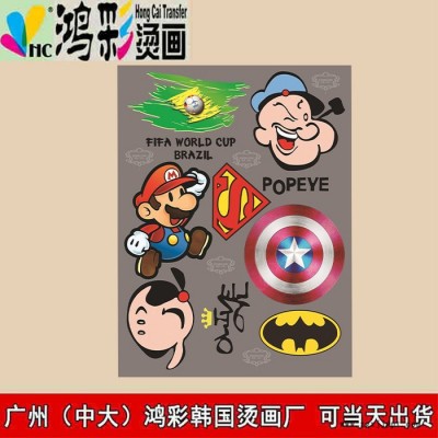 東莞中山廣州中大鴻彩韓國燙畫廠家|EVA拖鞋燙畫|EVA拖鞋燙畫批發亞馬遜新款個性貓咪燙畫現貨批發 女士服裝情侶燙畫