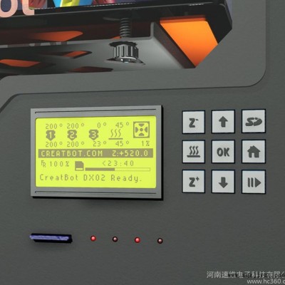科瑞特3d打印機 DX PLUS peek噴頭 超高 3d打印機廠家 雙噴頭