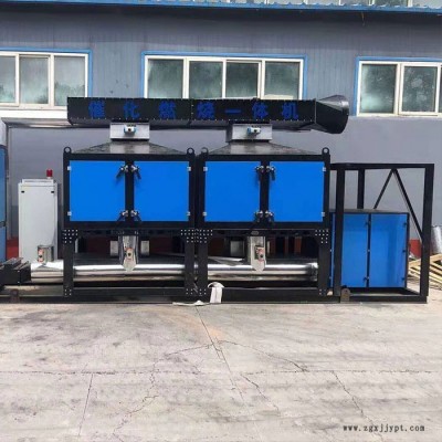 4萬風量離線催化燃燒設備 再生料廢氣處理催化燃燒 工業印刷化工催化燃燒