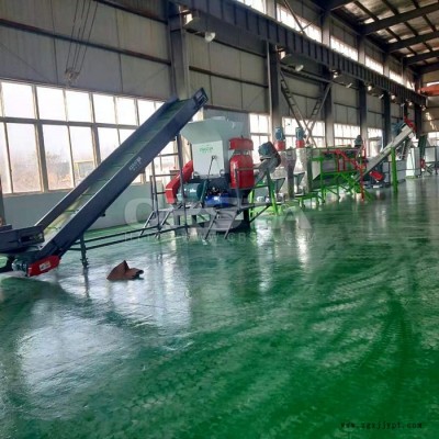 柯達機械PA66廢舊漁網回收生產線，漁網廢料破碎處置清洗再生機