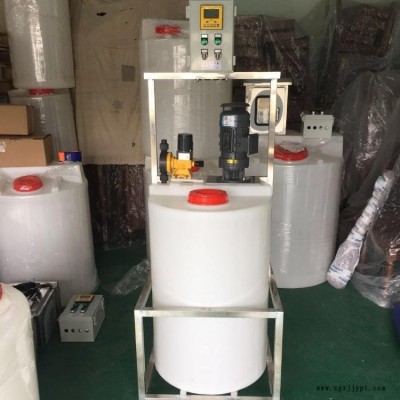 博承環保_帶計量泵的加藥桶_大口1噸塑料加藥箱