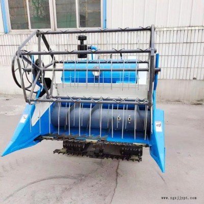 自走式小型聯合收割機 橡膠履帶小麥收割機 康盛192手扶水稻旱稻自動收割脫粒裝袋機