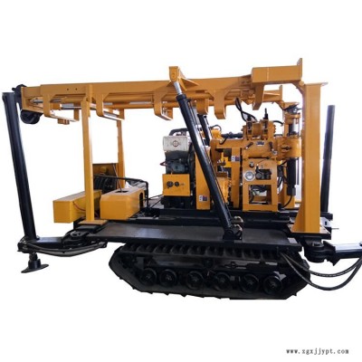 旭興XYD-130橡膠履帶水井鉆機 山地作業專業鉆機 輕型鉆機
