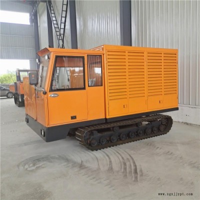 鴻信 單人操作橡膠履帶 發電車  野外備用發電車  自行走加厚橡膠履帶車