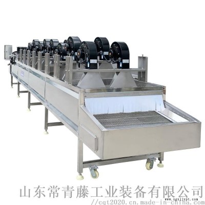玻璃瓶塑料瓶清洗風(fēng)干線 全自動杏鮑菇翻轉(zhuǎn)式風(fēng)干機(jī)
