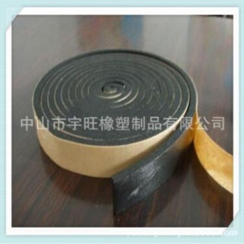 EPDM粘膠發泡海綿密封條單面自粘泡棉工程海綿條工地堵漏發泡條