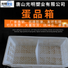 白色塑料箱蛋品箱雞蛋筐塑料筐物流運輸周轉箱長方形塑料中轉箱