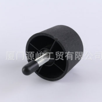 廠家供應塑料小圓腳 黑色塑料沙發(fā)腳 家具腳 塑膠腳 帶螺桿沙發(fā)腳