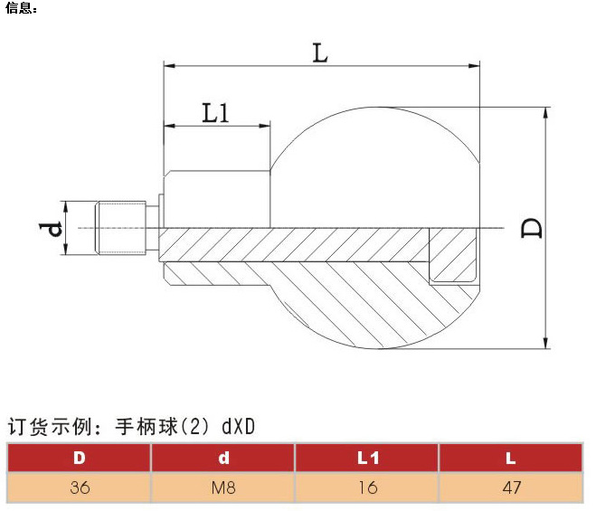 手柄球規(guī)格2