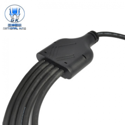 分線2*0.75 一轉五隧道燈轉接線 2-6芯電源線定制 Y型LED連接線