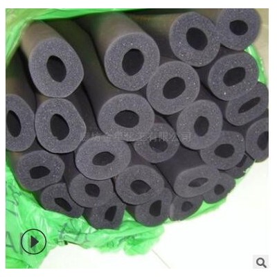 B1級橡塑管橡塑保溫管 阻燃隔熱橡塑海綿管 空調管道橡塑棉保溫管