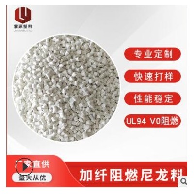 防火V0級阻燃增強尼龍PA6+GF30 高灼熱絲30%玻纖尼龍阻燃改性塑料