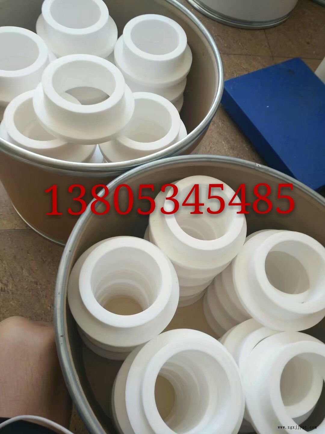 加工定制優質特純聚四氟乙烯防腐蝕絕緣密封四氟軸套異形件特氟龍示例圖3