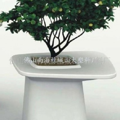 加工定制供應專業滾塑加工，滾塑大型花盆，戶外裝飾花盆(圖)