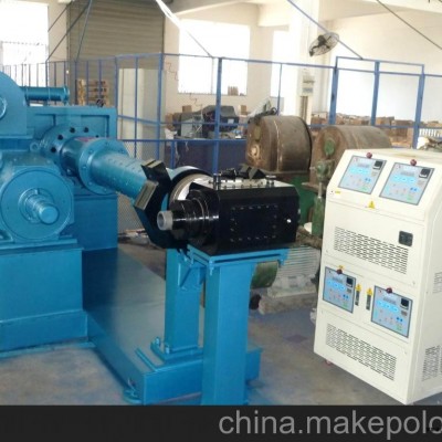 供應加工訂做銷釘冷喂料橡膠擠出機