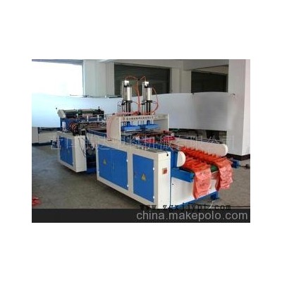 供應(yīng)鵬達塑機400×2型雙彩印自動沖制袋機
