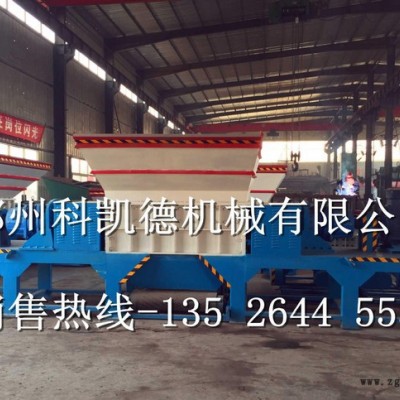 雙軸輪胎撕碎機(jī) 超大進(jìn)料口 汽車鋼絲輪胎撕碎機(jī) 雙軸輪胎撕碎機(jī)