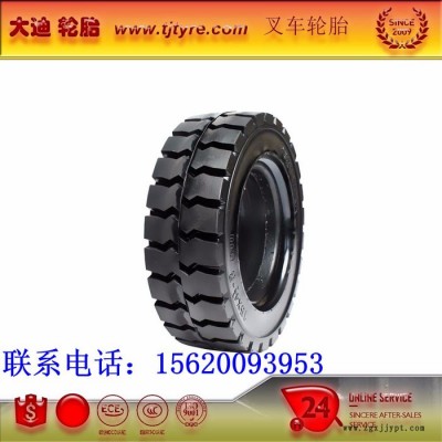 大迪電瓶叉車實心輪胎 拖車實心輪胎15x4.5-8實心輪胎免充氣少維護(hù)