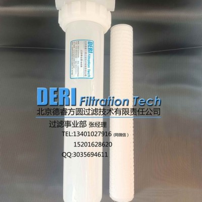 聚丙烯PP塑料過濾器耐酸堿過濾器；20英寸純PP材質過濾器 sss