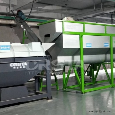 柯達機械PET可樂瓶清洗造粒機，上海可樂瓶廢塑料脫標清洗粉碎機