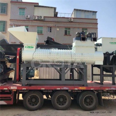 PET垃圾農藥瓶塑料預洗脫標粉碎清洗機，廢農藥瓶回收清洗機