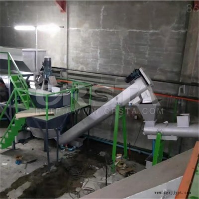 柯達機械PET礦泉水瓶清洗造粒機，礦泉水塑料瓶扒紙清洗粉碎機