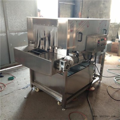 雞肉托盤清洗機 多功能洗盤機 塑料盒清洗風干線 啤酒箱清洗設備
