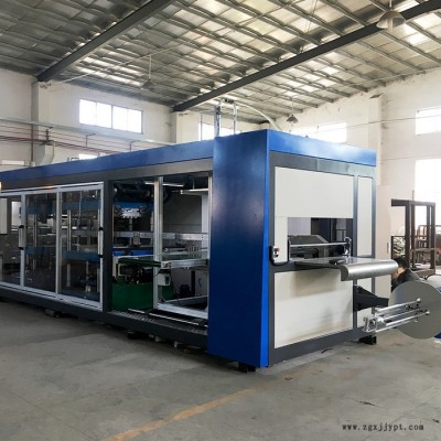 塑料盒塑料托盤全自動一體成型吸塑機械 一次性餐盒正負(fù)壓吸塑機