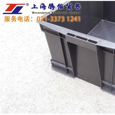 騰佑塑料箱特價直銷，上海黑色塑料周轉(zhuǎn)箱現(xiàn)貨低價處理