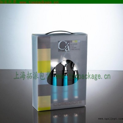環保PP膠盒 PP餐具膠盒 PP斜紋折盒  自動扣底盒 PP
