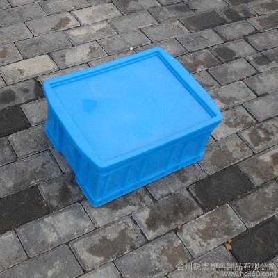 供應392塑料箱 帶蓋周轉箱  金壇物流箱 儲物箱