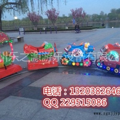 工程塑料軌道小火車 電瓶搖擺機軌道小火車廠家