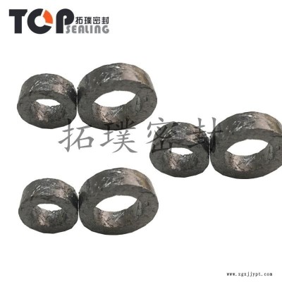 石墨盤根環 拓璞密封 高溫盤根圈 芳綸密封圈碳素四氟石墨填料環 5000