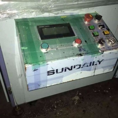 盛德立60100卷對卷絲印機 機器正常運行 全自動絲網不干膠印刷設備低價處理轉讓
