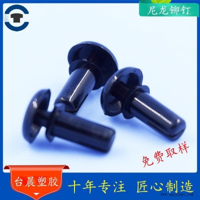 東莞臺(tái)晨 尼龍鉚釘 國(guó)內(nèi)外知名公司供應(yīng)商 塑膠鉚釘 R型鉚釘  PA66材質(zhì) 十年專(zhuān)業(yè)生產(chǎn)高品質(zhì)