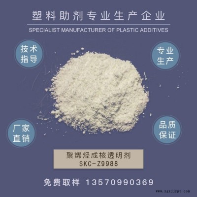 熔噴料成核劑，PP成核透明劑，增透劑，透明劑，聚丙烯透明增剛劑PE成核劑子  作達(dá)牌SKC-Z9988