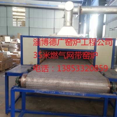 淄博德廣窯爐廠家 網帶窯爐生產廠家 催化劑生產加工用網帶窯爐 電熱網帶窯燃氣網帶窯爐