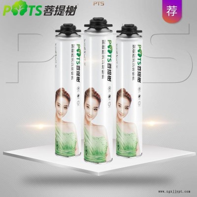 廠家直銷菩提樹發泡膠發泡劑填縫劑不銹鋼門窗填縫聚氨酯泡沫膠