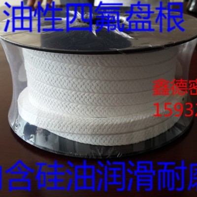 廊坊四氟盤根生產廠家、含油黑四氟盤根、無油黑四氟盤根、割裂絲四氟盤根、含油白四氟