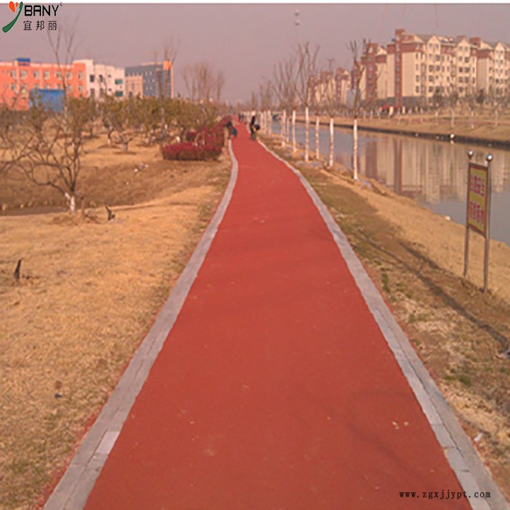 廠家直銷彩色防滑路面 彩色防滑路面膠粘劑海綿城市專用 現貨供應示例圖3