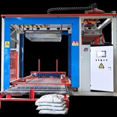 鄭州機(jī)械手編織袋碼垛機(jī)  肥料堆垛龍門(mén)式碼垛機(jī) 恒帆有機(jī)肥設(shè)備生產(chǎn)廠家