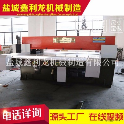 鑫利龍機(jī)械廠家供應(yīng)100噸餐盒吸塑包裝盒 單邊送料液壓裁斷機(jī) 飯盒自動裁斷機(jī) 可加機(jī)械手