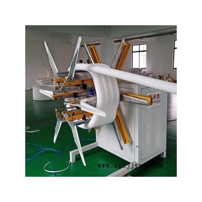 PE打孔滲水管生產線 雙壁波紋管設備 新風通風管成型機