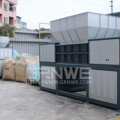 GRNWE品牌產(chǎn)品 爆款油漆桶粉碎機 易拉罐撕碎機 金屬撕碎機