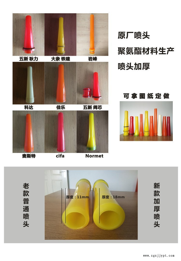 生產五新濕噴機噴頭源頭廠家機械手專用隧道噴頭批發示例圖3